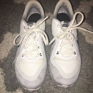 White Nike Running Shoes